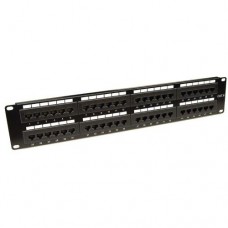 D-LINK Patch Panel CAT6 UTP Keystone 48 Port Fully Loaded NPP-C61BLK481