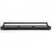 D-LINK Patch Panel CAT6A UTP Keystone 24 Port Fully Loaded NPP-6A1BLK241