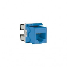 SCHNEIDER ELECTRIC Cat. 6 Keystone Modular Jack DC6KYSTUBL - Blue