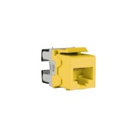 SCHNEIDER ELECTRIC Category 5e UTP Keystone Modular Jack DCEKYSTUYL - Yellow