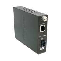 TRENDNET Intelligent 1000Base-TX to 1000Base-FX Dual Wavelength SM SC Fiber Converter TX1310 10KM TFC-1000