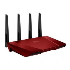ASUS Dual-band Wireless AC2400 Gigabit Router RT-AC87U - Red