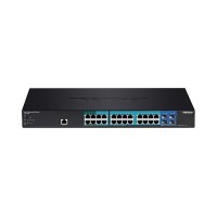 TRENDNET 28-Port Gigabit PoE+ Managed Layer 2 Switch with 4 SFP slots TL2-PG284