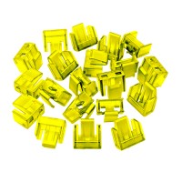 LINDY RJ-45 Port Block (20 Port Blockers), Yellow [40483]