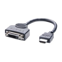 LINDY DVI-D Female to HDMI Male Adapter Cable, 0.2m [41227]