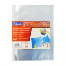 BAMBI Plastic Pocket 5110 A4 @ 10pcs