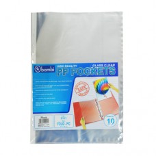 BAMBI Plastic Pocket 5111 F4 @ 10pcs